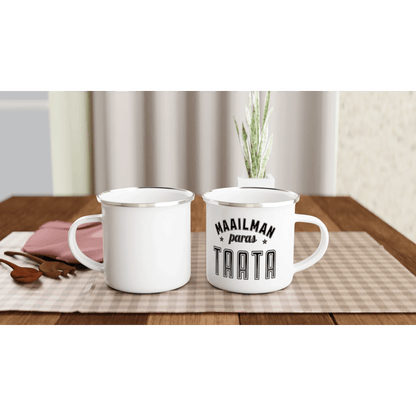 Maailman Paras Taata - Emalimuki 3,5dl - Mun Paita
