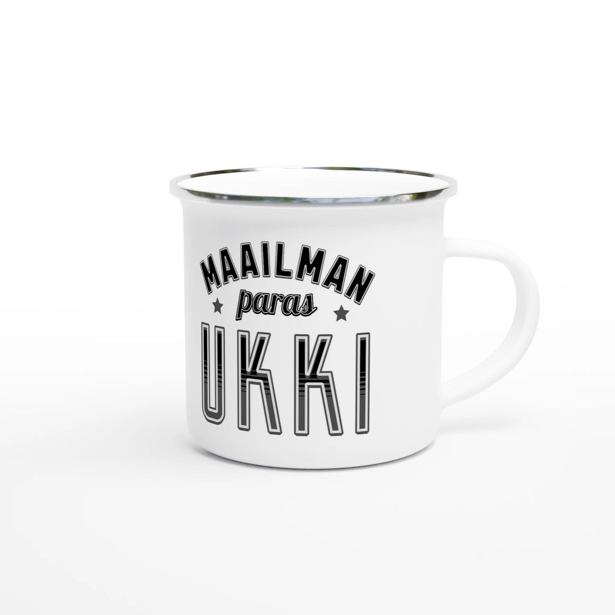 Maailman Paras Ukki - Emalimuki 3,5dl - Mun Paita