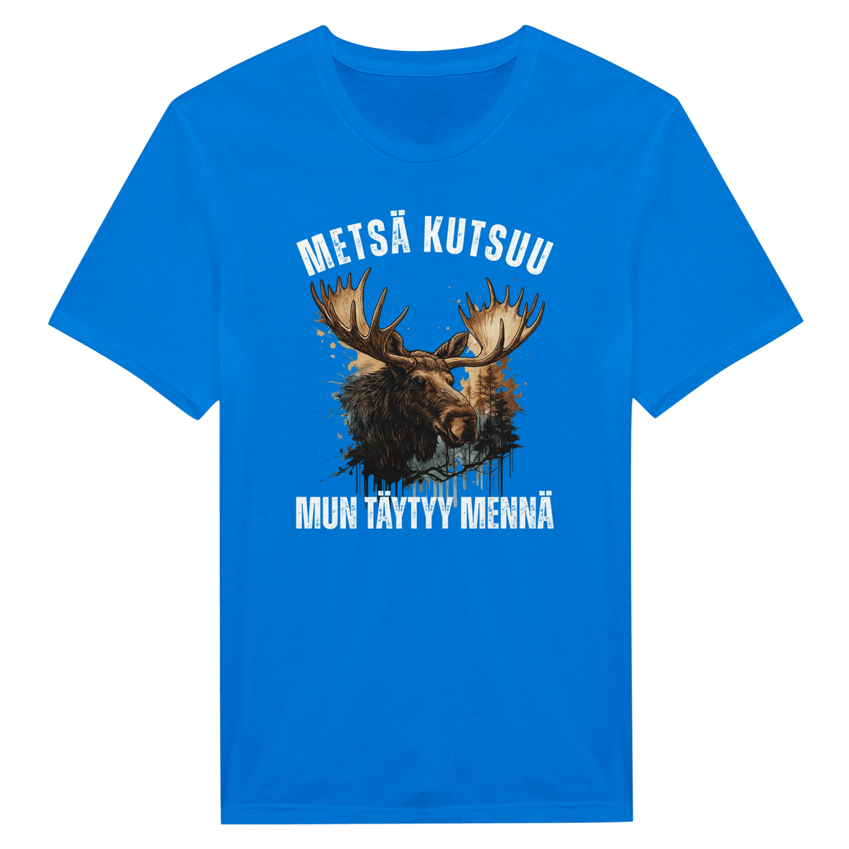 Metsä Kutsuu, Mun Täytyy Mennä - Hirvi - Miesten T - paita - Mun Paita