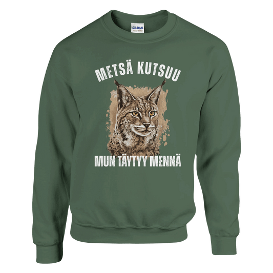 Metsä Kutsuu, Mun Täytyy Mennä - Ilves - Collegepaita - Mun Paita