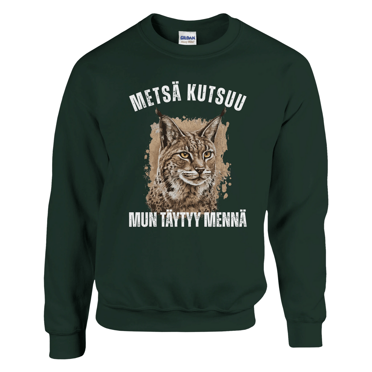 Metsä Kutsuu, Mun Täytyy Mennä - Ilves - Collegepaita - Mun Paita