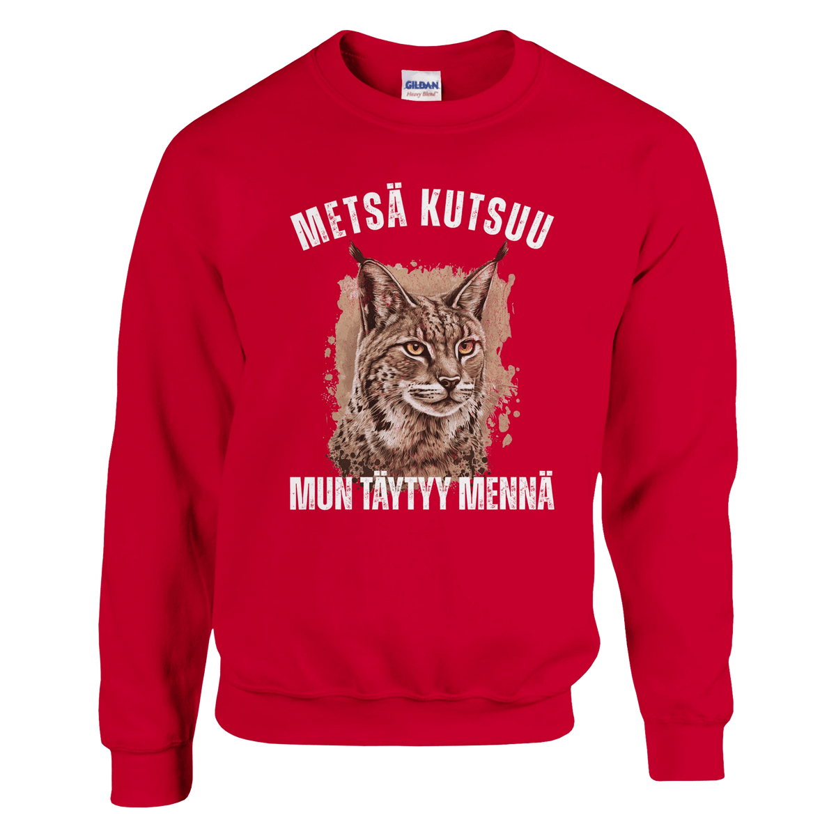 Metsä Kutsuu, Mun Täytyy Mennä - Ilves - Collegepaita - Mun Paita