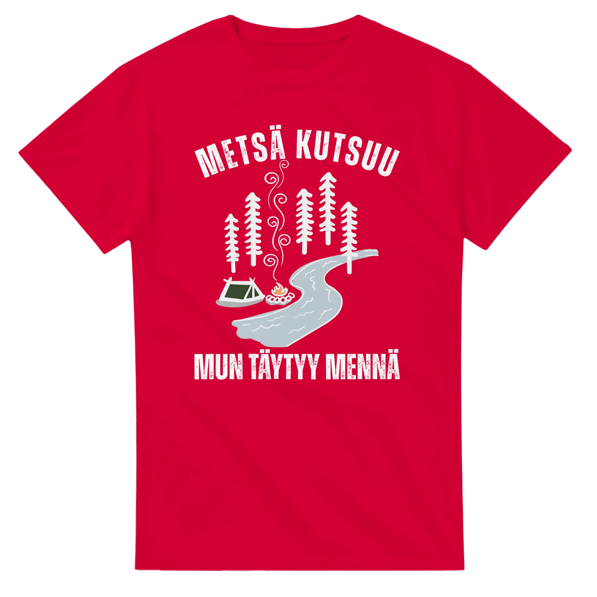 Metsä Kutsuu, Mun Täytyy Mennä - Joki - 3XL - 5XL T - paita - Mun Paita