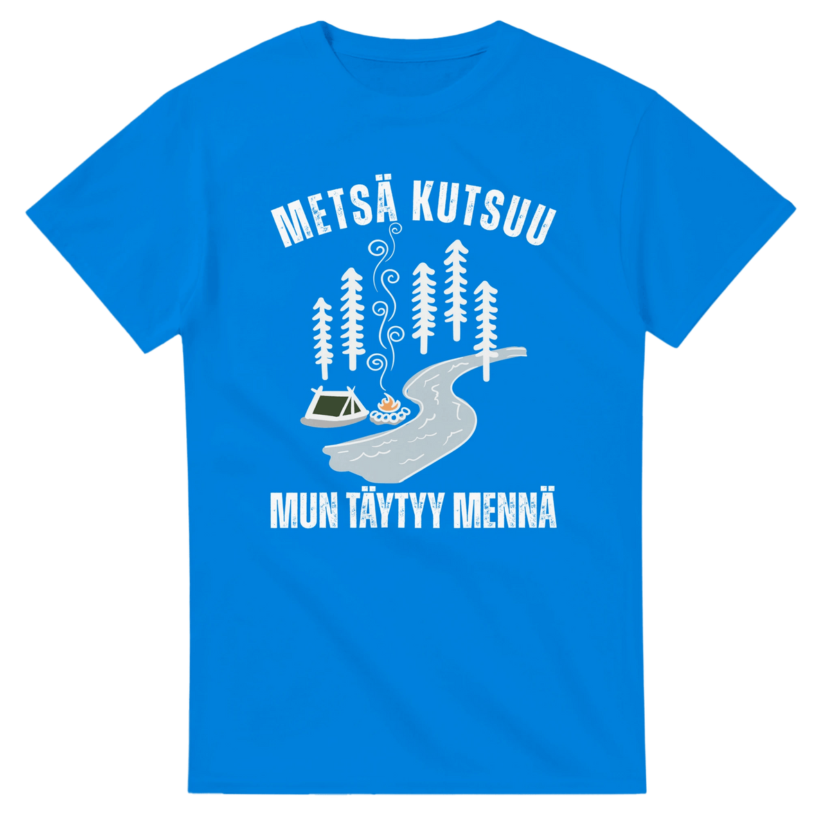 Metsä Kutsuu, Mun Täytyy Mennä - Joki - 3XL - 5XL T - paita - Mun Paita