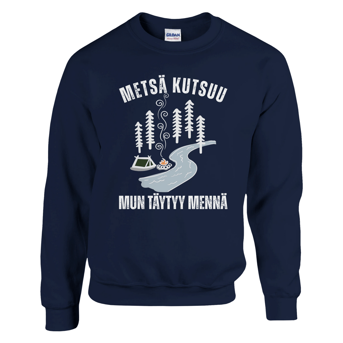 Metsä Kutsuu, Mun Täytyy Mennä - Joki - Collegepaita - Mun Paita
