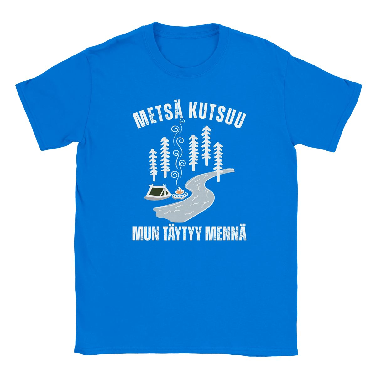 Metsä Kutsuu, Mun Täytyy Mennä - Joki - Miesten T - paita - Mun Paita