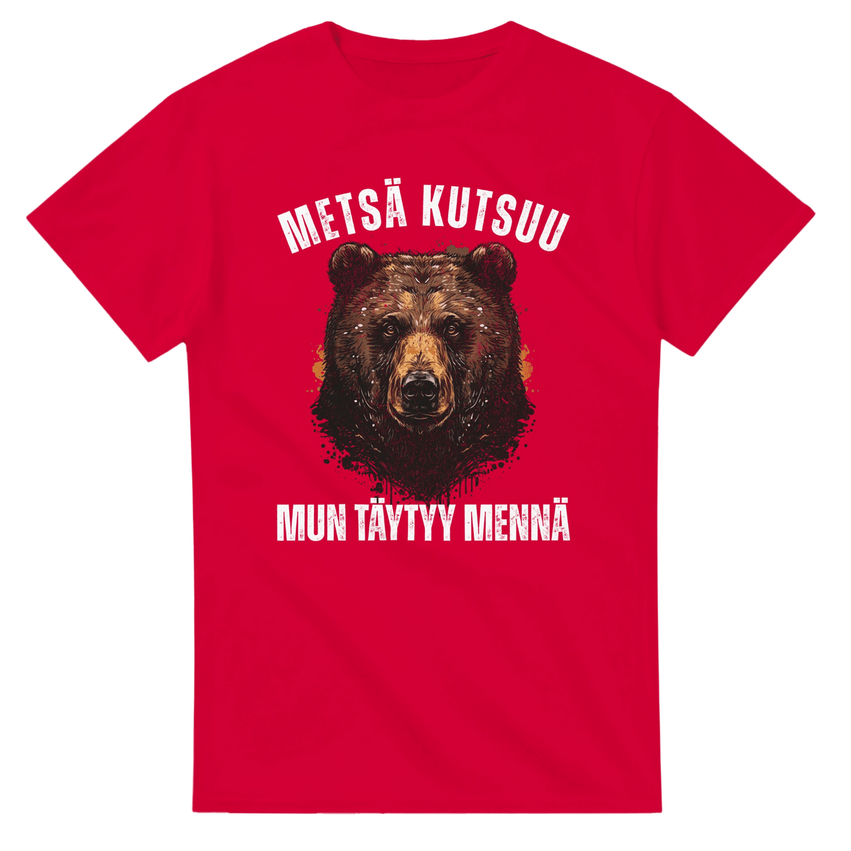 Metsä Kutsuu, Mun Täytyy Mennä - Karhu - 3XL - 5XL T - paita - Mun Paita