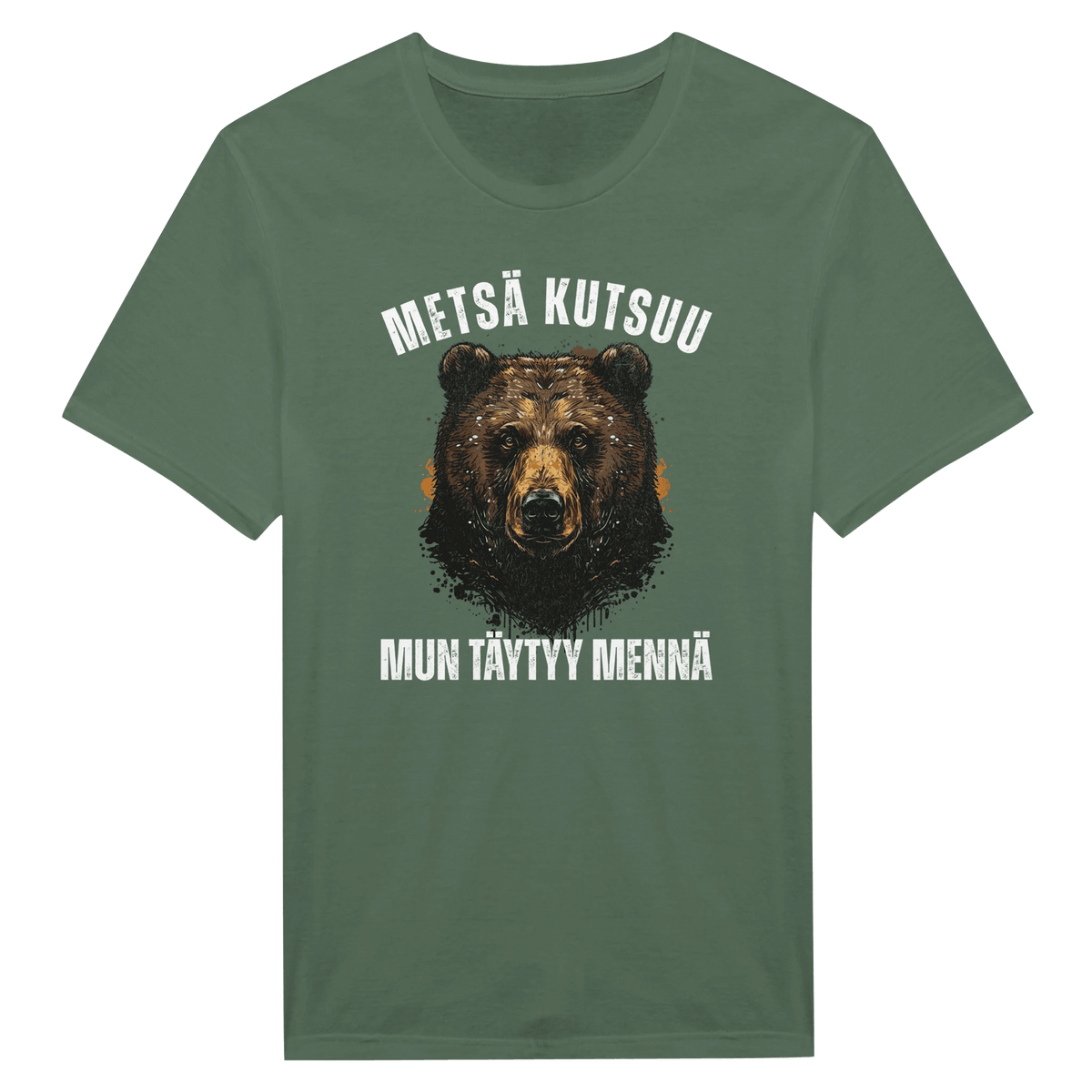 Metsä Kutsuu, Mun Täytyy Mennä - Karhu - Miesten T - paita - Mun Paita