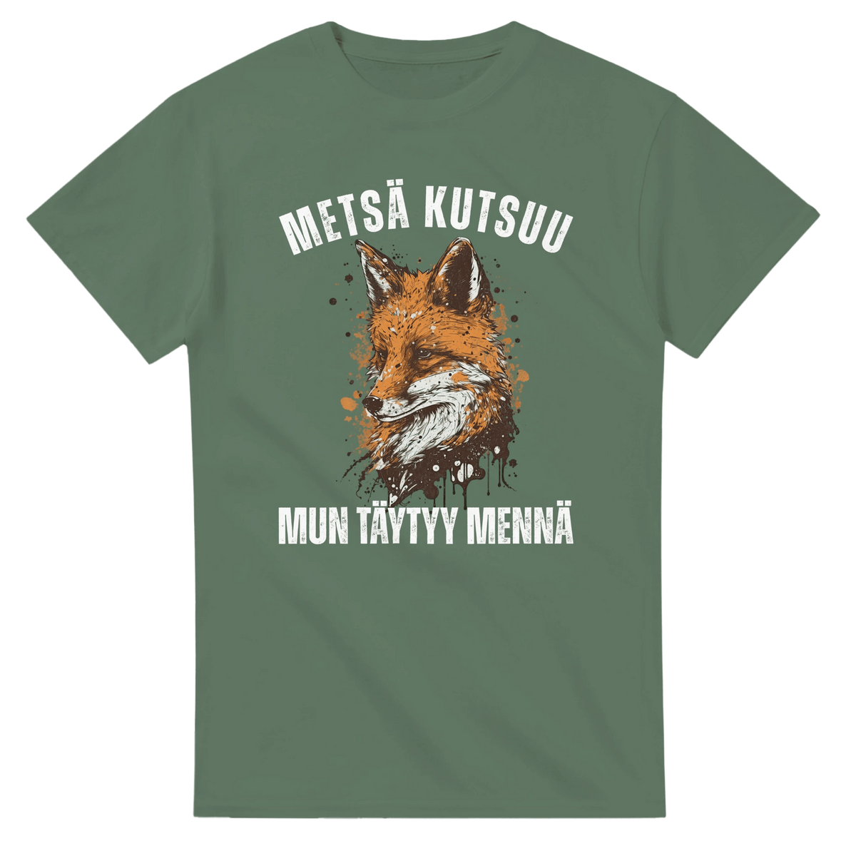 Metsä Kutsuu, Mun Täytyy Mennä - Kettu - 3XL - 5XL T - paita - Mun Paita