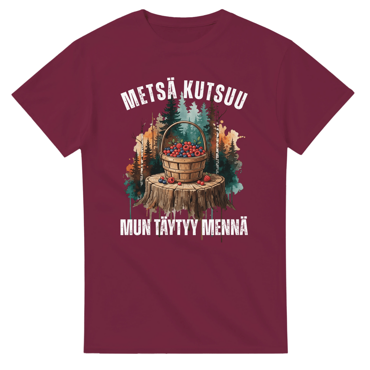 Metsä Kutsuu, Mun Täytyy Mennä - Marjat - 3XL - 5XL T - paita - Mun Paita