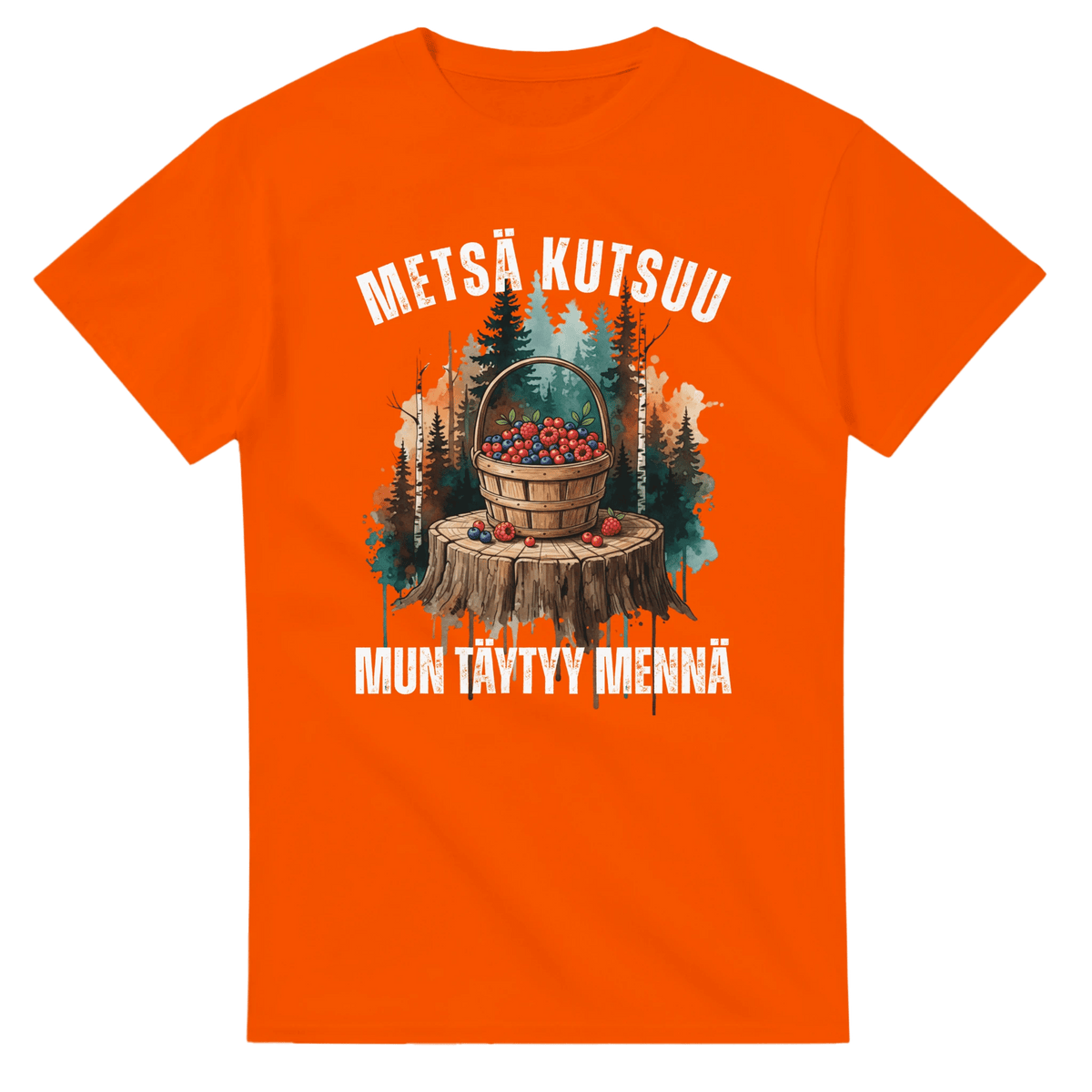 Metsä Kutsuu, Mun Täytyy Mennä - Marjat - 3XL - 5XL T - paita - Mun Paita