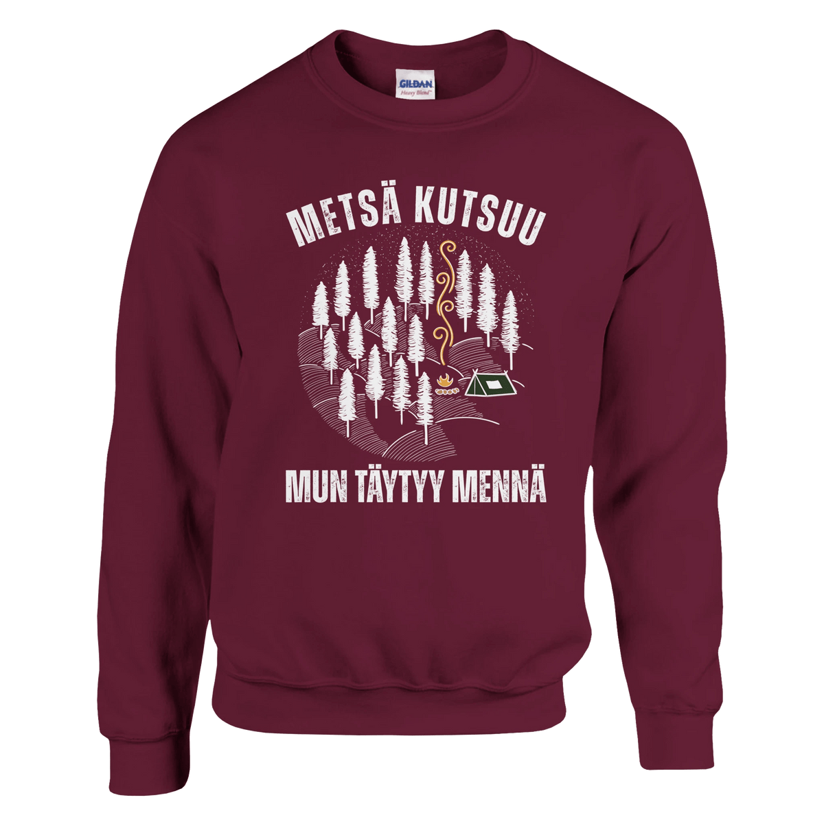 Metsä Kutsuu, Mun Täytyy Mennä - Metsä - Collegepaita - Mun Paita