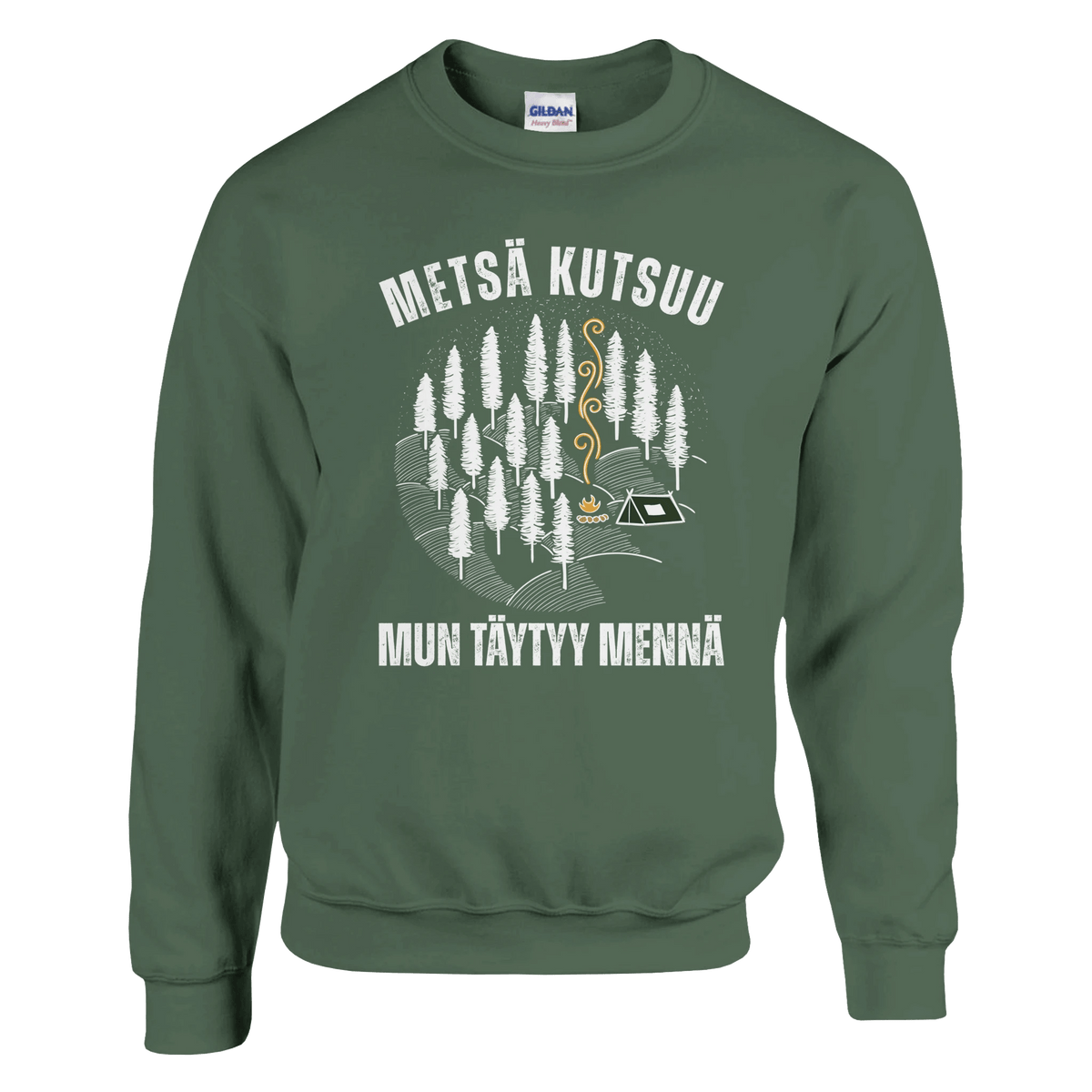 Metsä Kutsuu, Mun Täytyy Mennä - Metsä - Collegepaita - Mun Paita