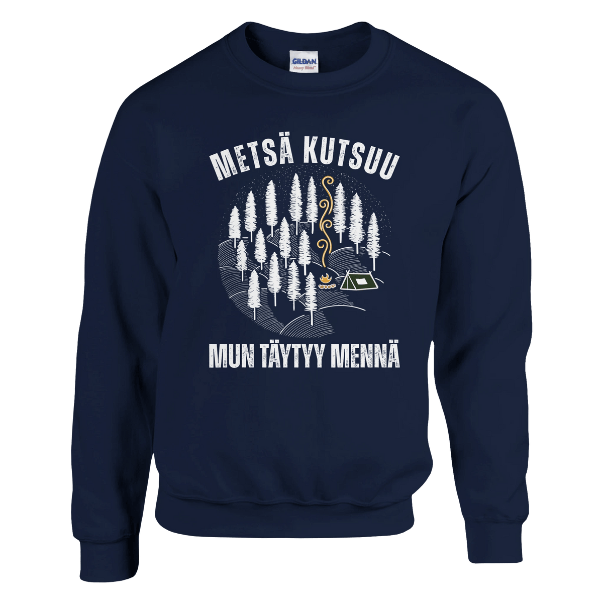 Metsä Kutsuu, Mun Täytyy Mennä - Metsä - Collegepaita - Mun Paita