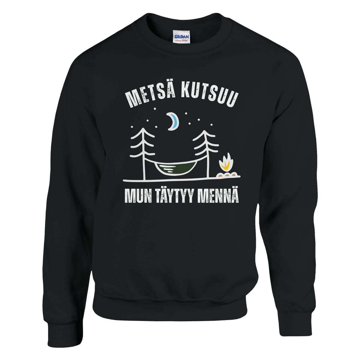 Metsä Kutsuu, Mun Täytyy Mennä - Riippumatto - Collegepaita - Mun Paita