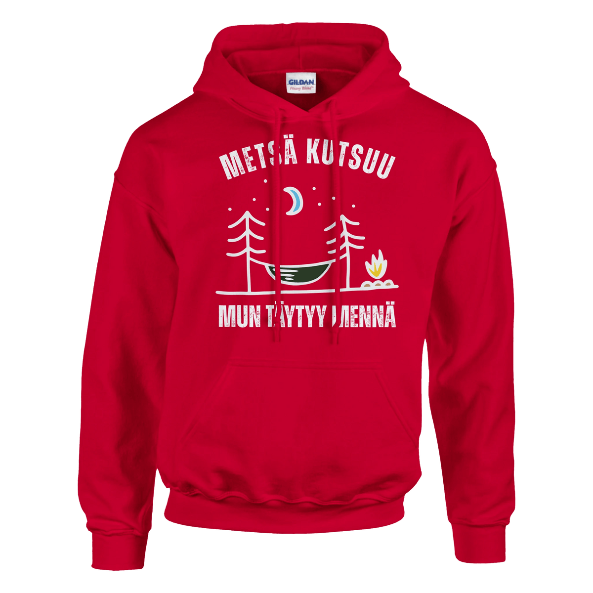 Metsä Kutsuu, Mun Täytyy Mennä - Riippumatto - Huppari - Mun Paita