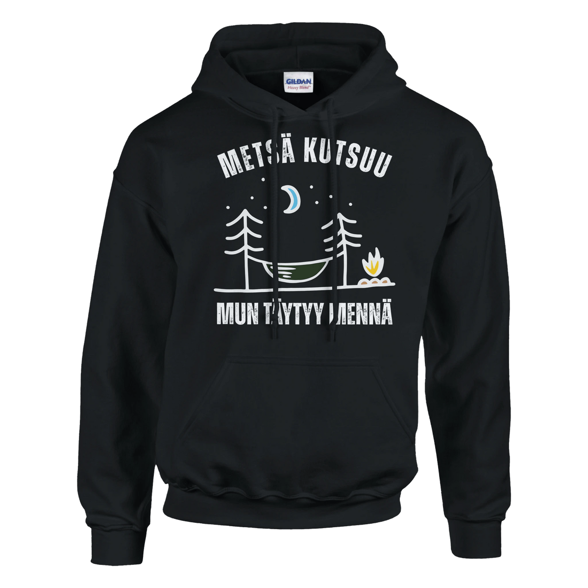 Metsä Kutsuu, Mun Täytyy Mennä - Riippumatto - Huppari - Mun Paita