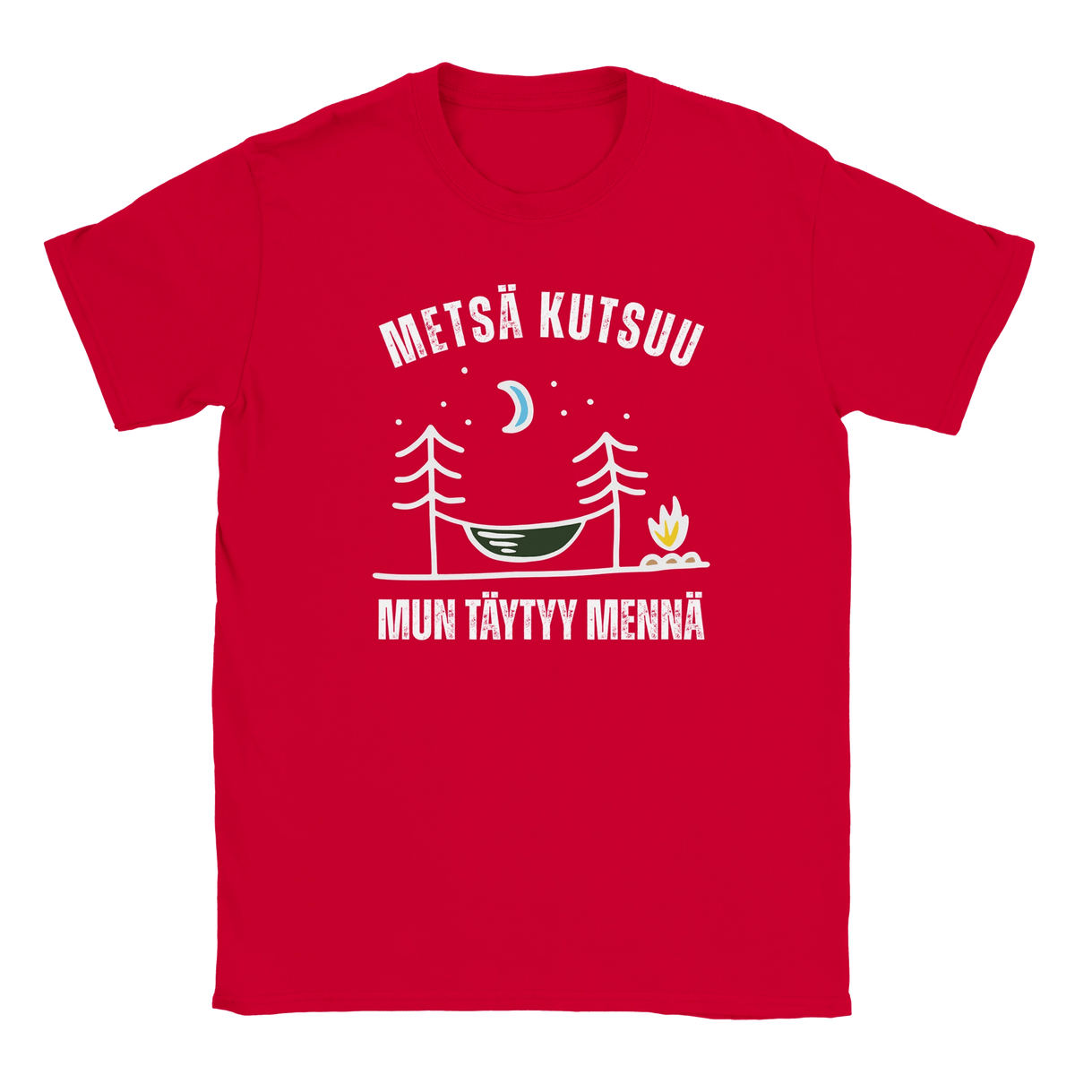 Metsä Kutsuu, Mun Täytyy Mennä - Riippumatto - Miesten T - paita - Mun Paita