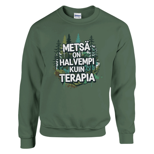 Metsä On Halvempi Kuin Terapia - Collegepaita - Mun Paita