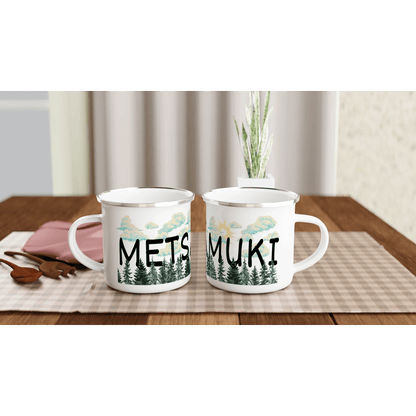 Metsämuki - Emalimuki 3,5dl - Mun Paita