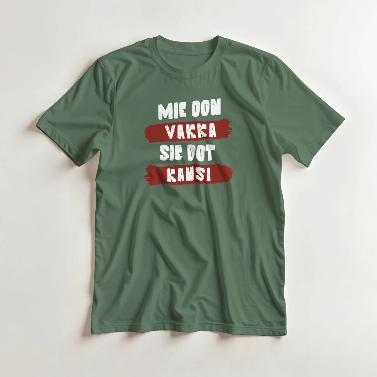 Mie Oon Vakka - Sie Oot Kansi - 3XL - 5XL T - paita - Mun Paita