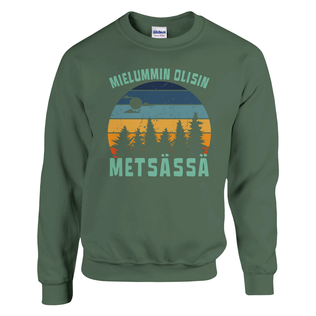Mielummin Olisin Metsässä - Collegepaita - Mun Paita