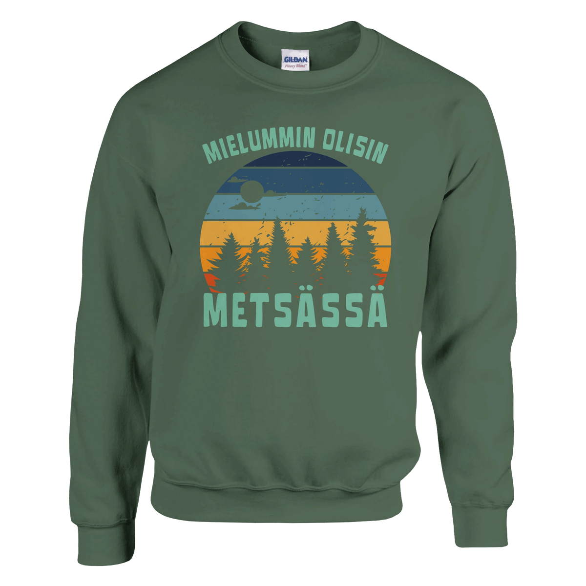 Mielummin Olisin Metsässä - Collegepaita - Mun Paita