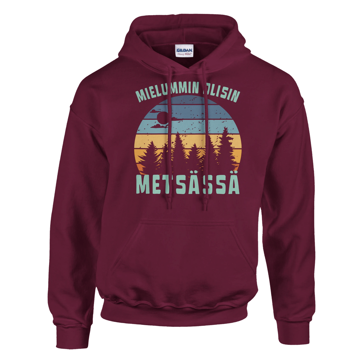Mielummin Olisin Metsässä - Huppari - Mun Paita
