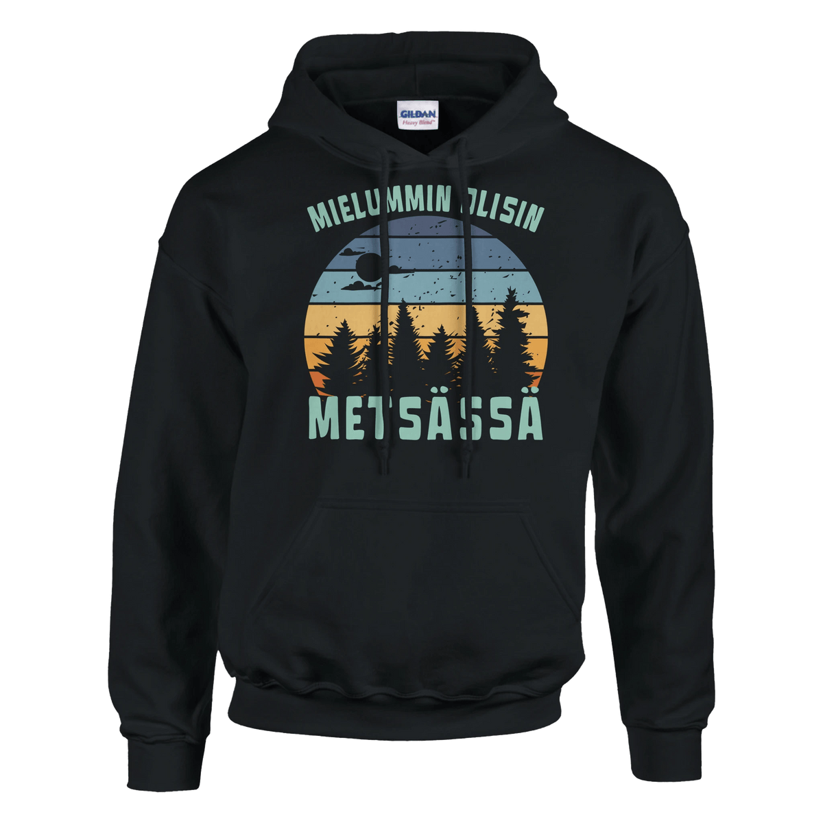 Mielummin Olisin Metsässä - Huppari - Mun Paita