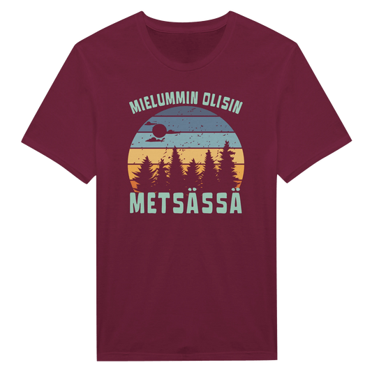 Mielummin Olisin Metsässä - Miesten T - paita - Mun Paita
