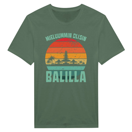 Mieluummin Olisin Balilla v.1 - Miesten T - paita - Mun Paita