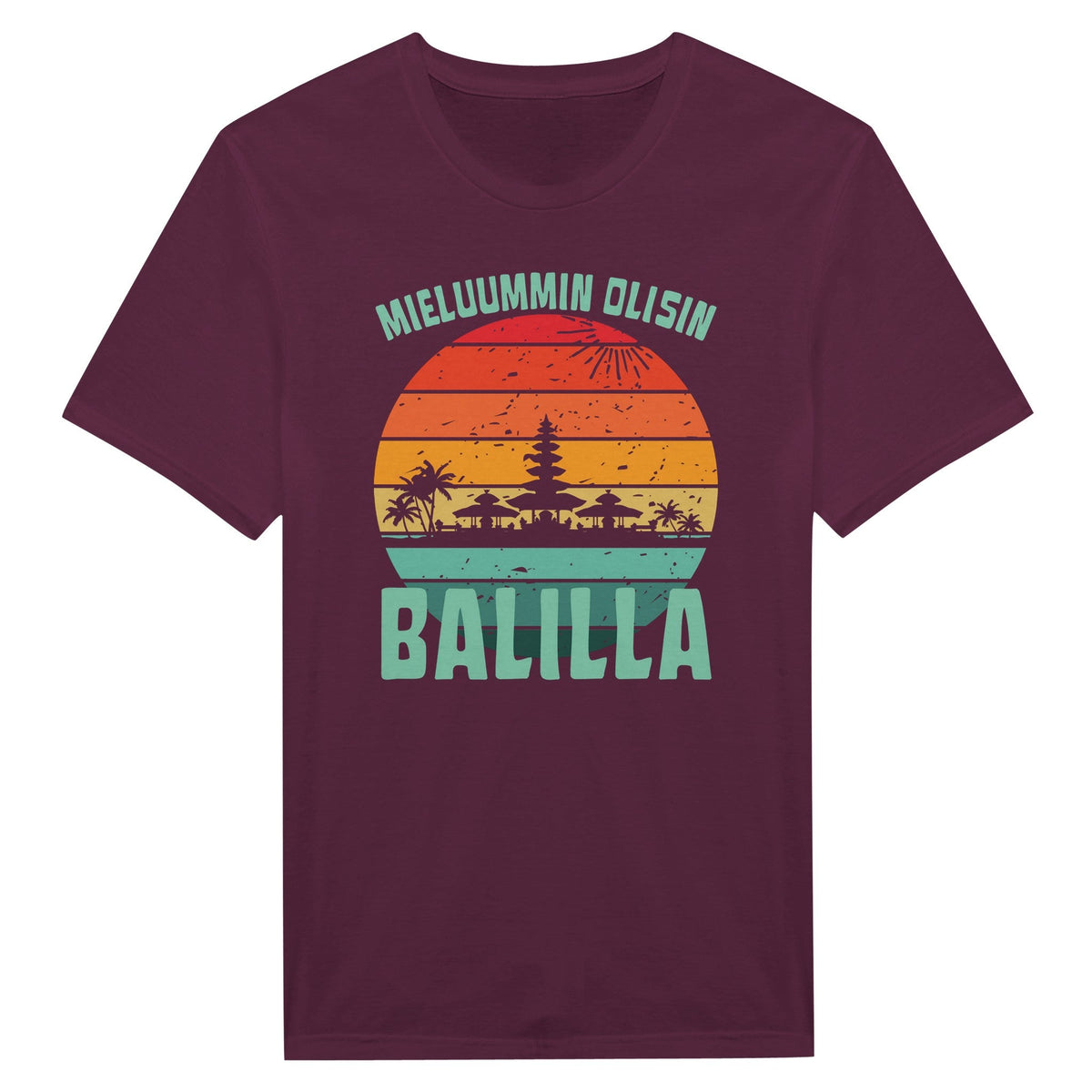 Mieluummin Olisin Balilla v.1 - Miesten T - paita - Mun Paita
