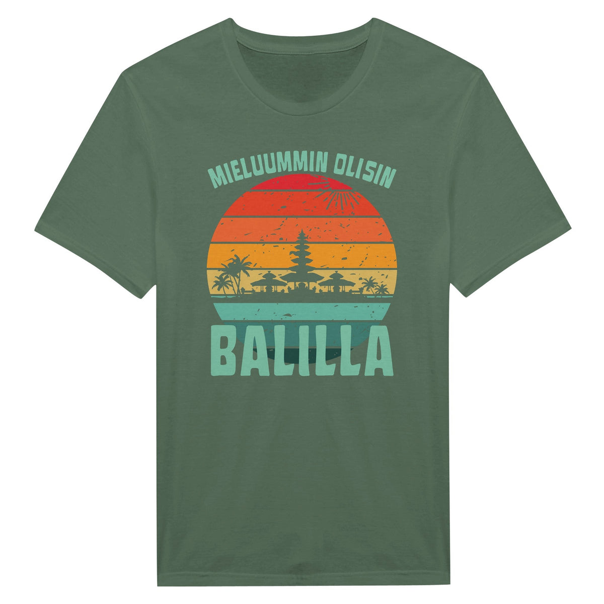 Mieluummin Olisin Balilla v.1 - Miesten T - paita - Mun Paita