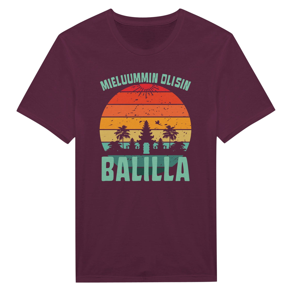 Mieluummin Olisin Balilla v.2 - Miesten T - paita - Mun Paita