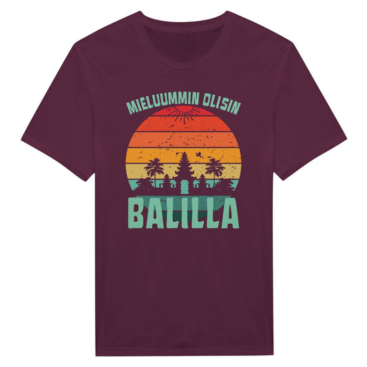 Mieluummin Olisin Balilla v.2 - Miesten T - paita - Mun Paita