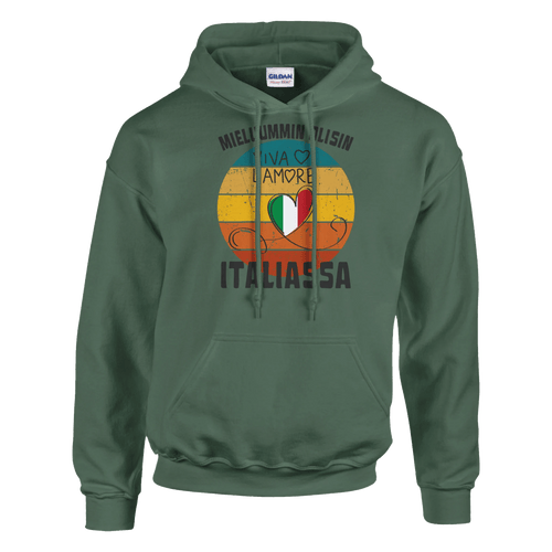 Mieluummin Olisin Italiassa - Huppari - Mun Paita