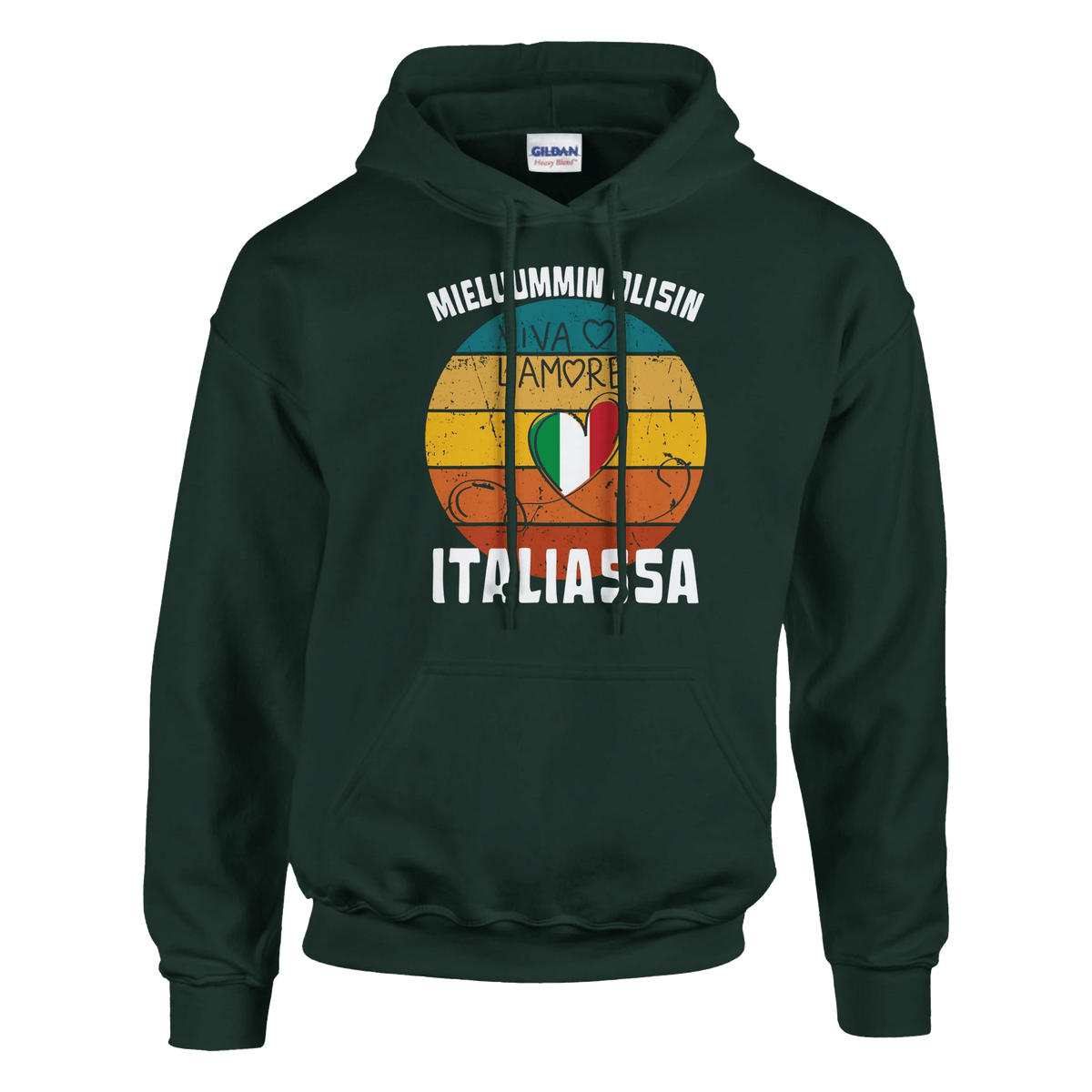 Mieluummin Olisin Italiassa - Huppari - Mun Paita