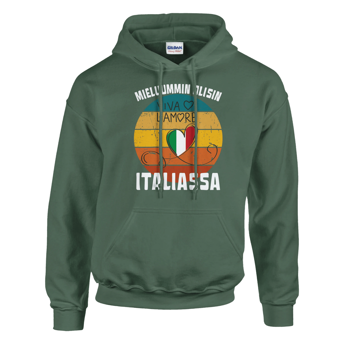 Mieluummin Olisin Italiassa - Huppari - Mun Paita