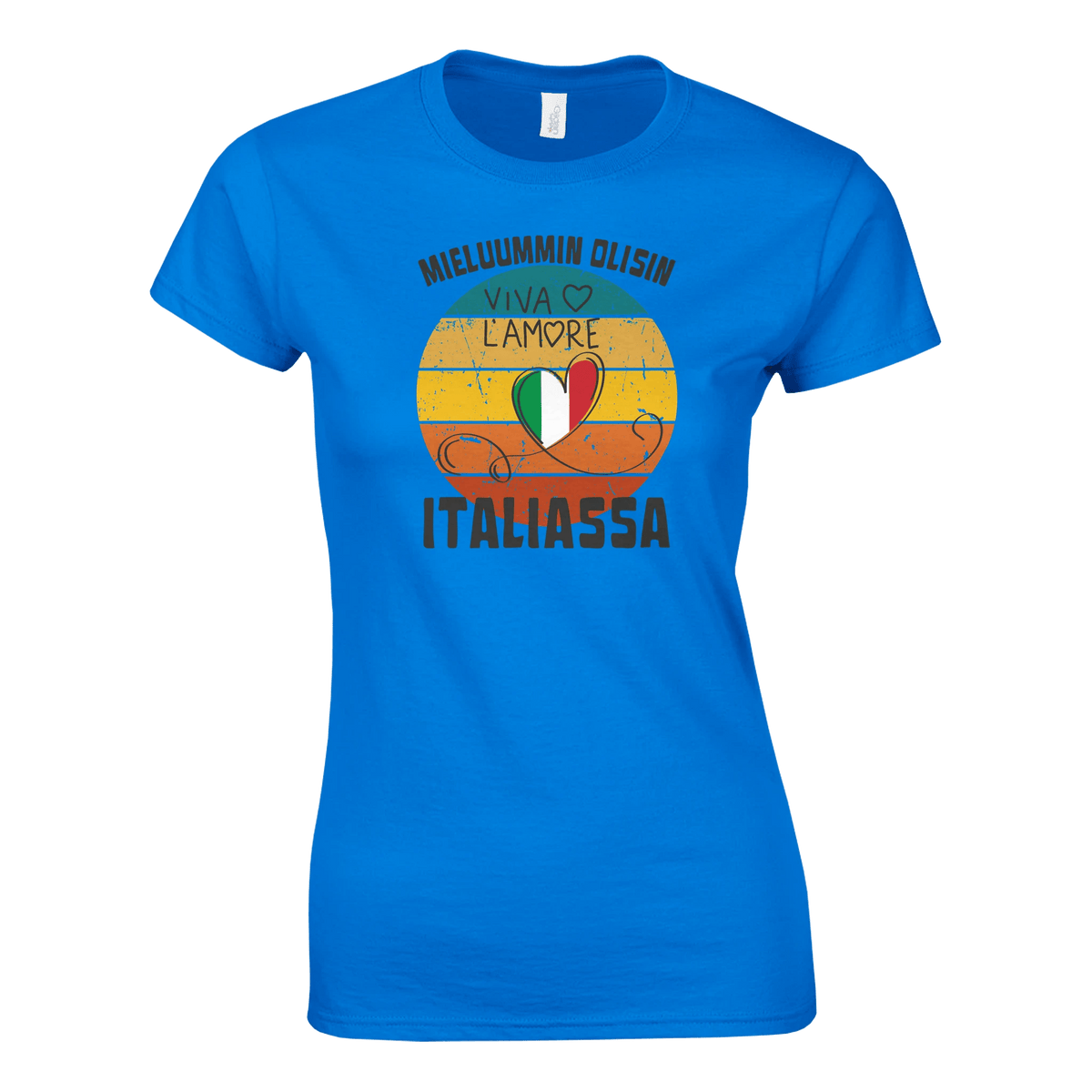 Mieluummin Olisin Italiassa - Naisten T - paita - Mun Paita