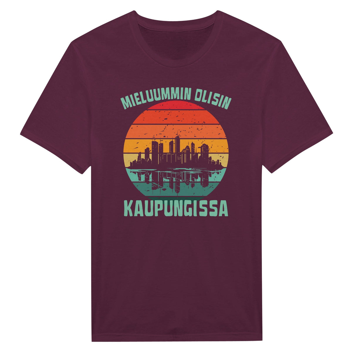 Mieluummin Olisin Kaupungissa - Miesten T - paita - Mun Paita