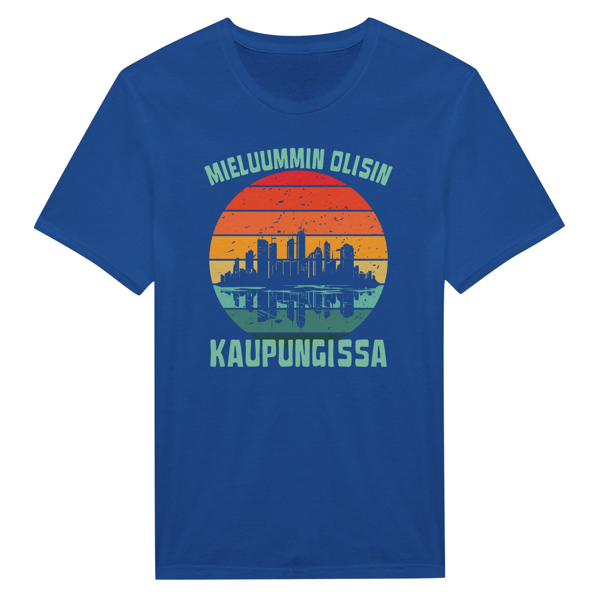 Mieluummin Olisin Kaupungissa - Miesten T - paita - Mun Paita