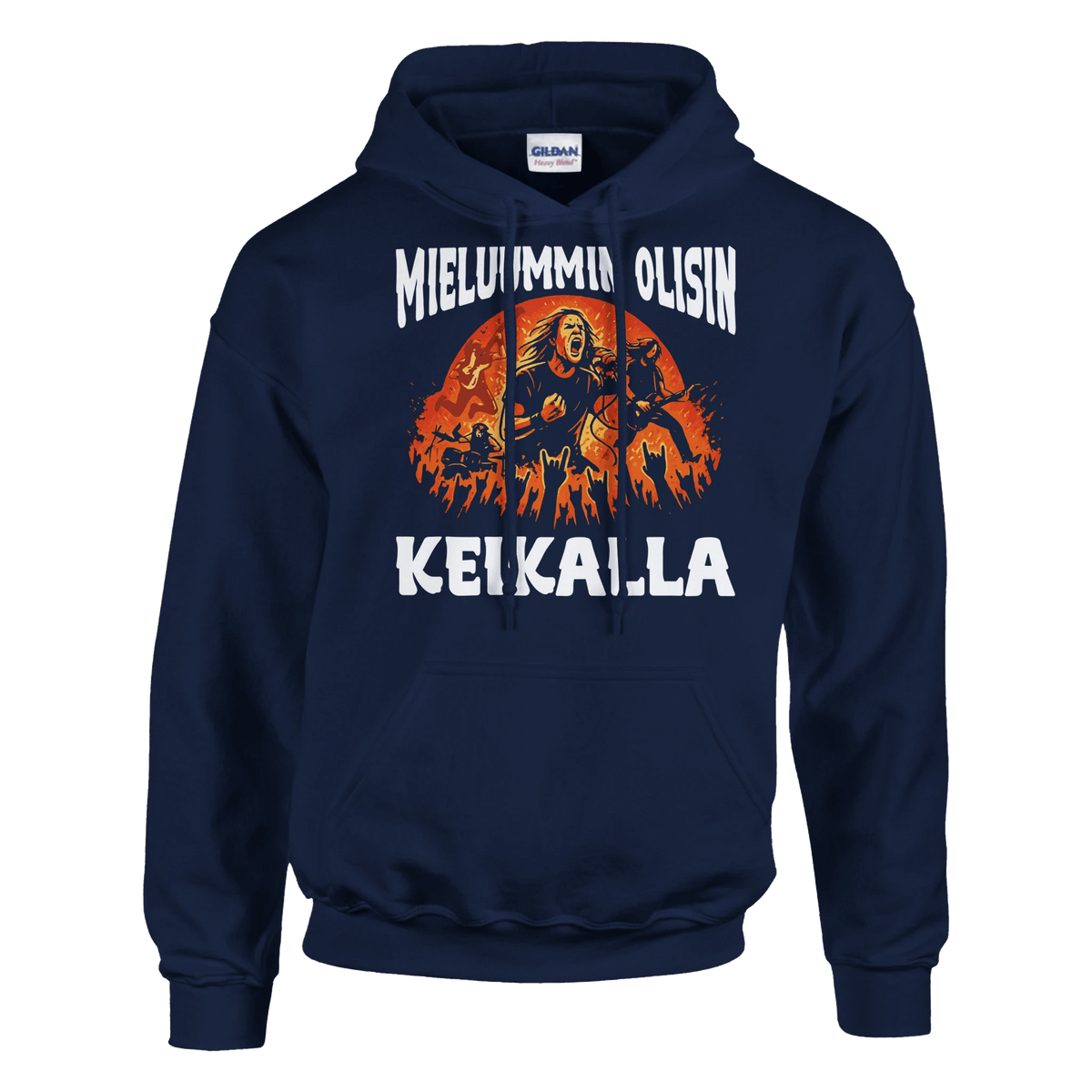 Mieluummin Olisin Keikalla - Huppari - Mun Paita