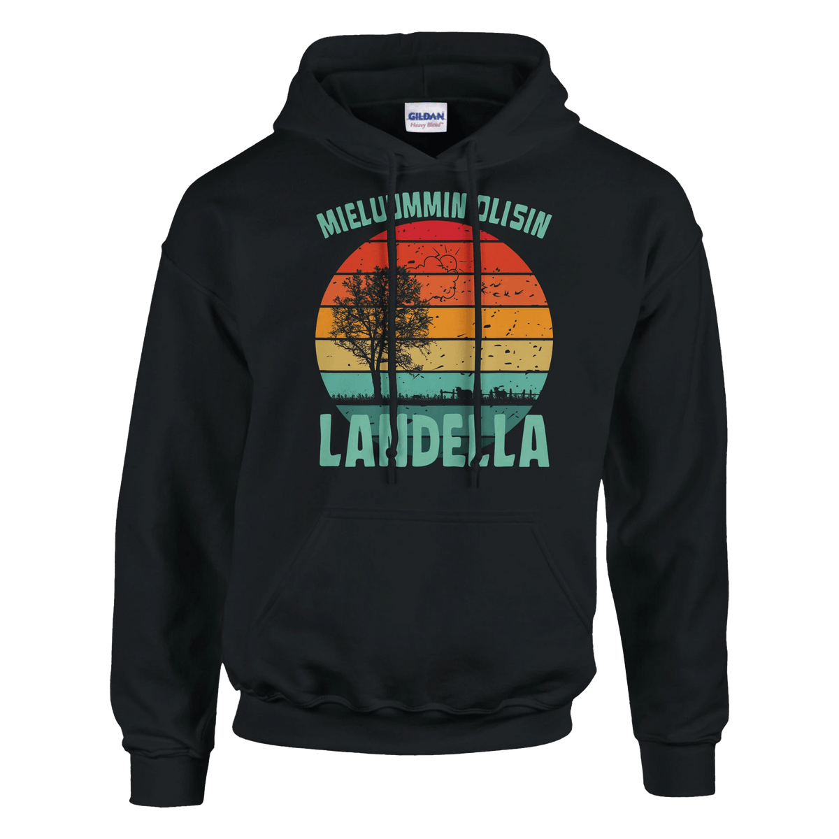 Mieluummin Olisin Landella - Huppari - Mun Paita