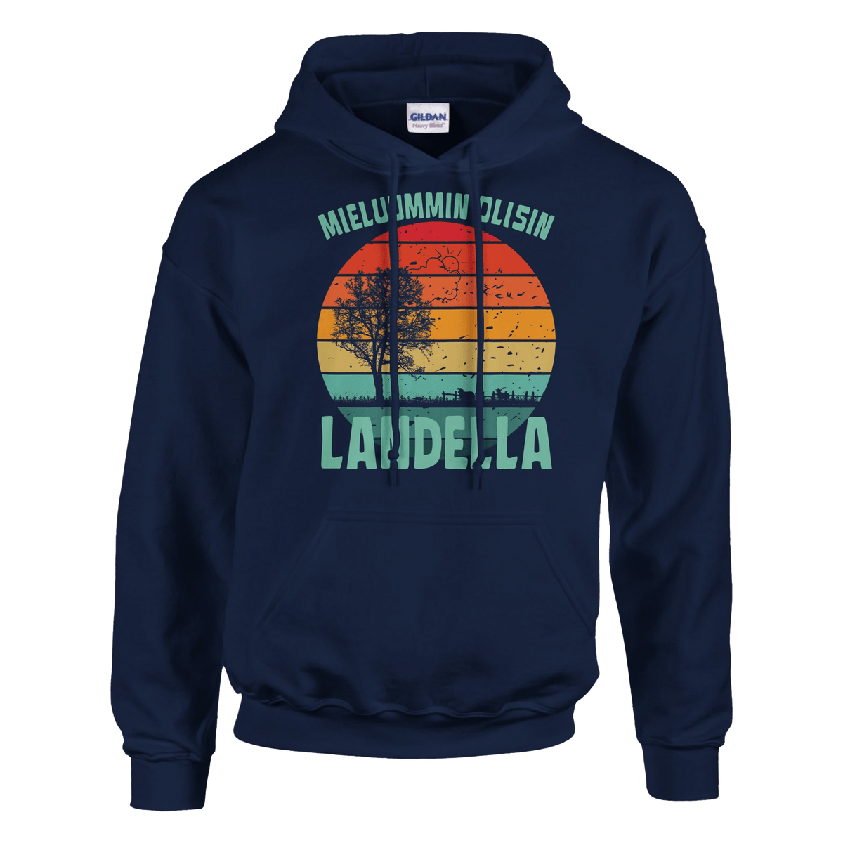 Mieluummin Olisin Landella - Huppari - Mun Paita