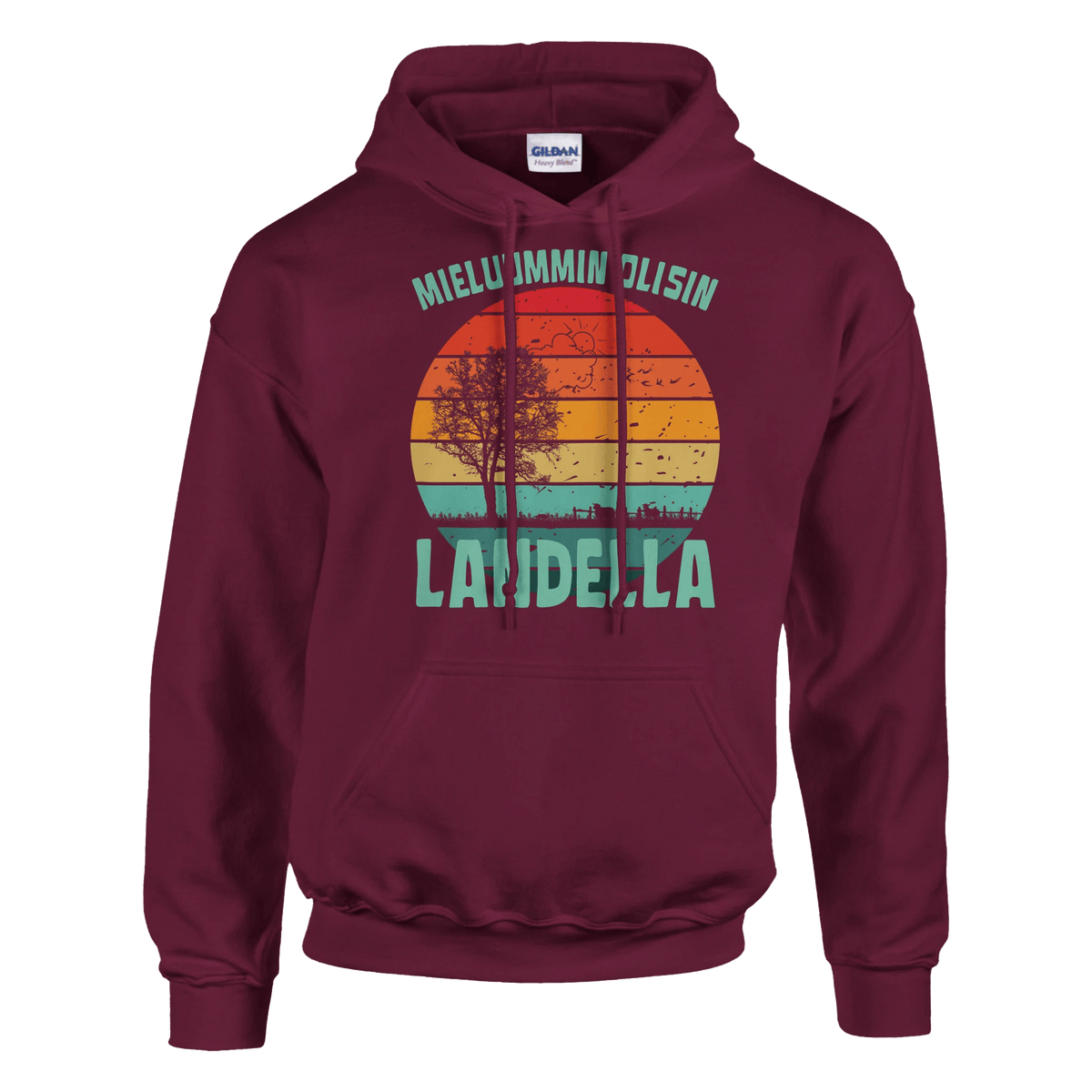 Mieluummin Olisin Landella - Huppari - Mun Paita