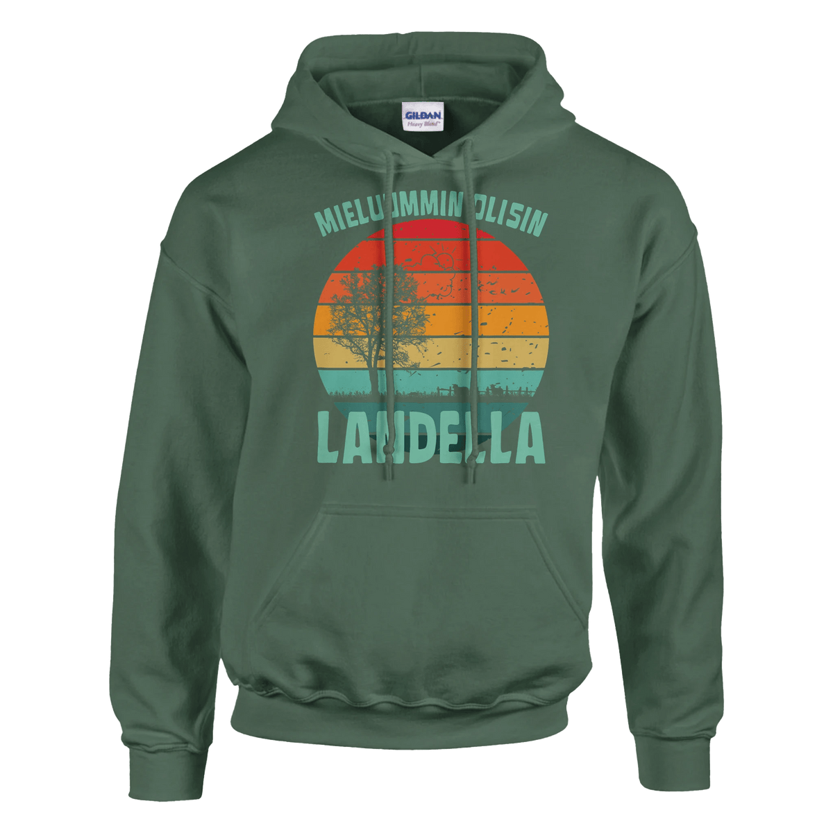 Mieluummin Olisin Landella - Huppari - Mun Paita