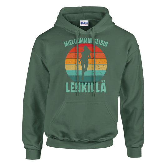 Mieluummin Olisin Lenkillä Naishahmo - Huppari - Mun Paita