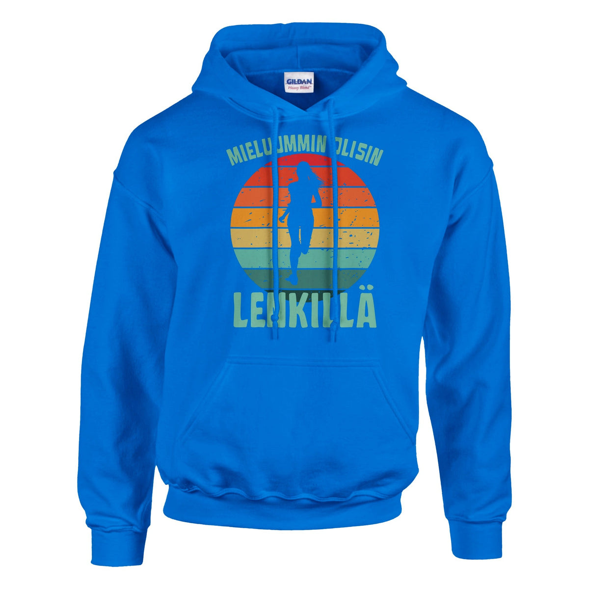 Mieluummin Olisin Lenkillä Naishahmo - Huppari - Mun Paita