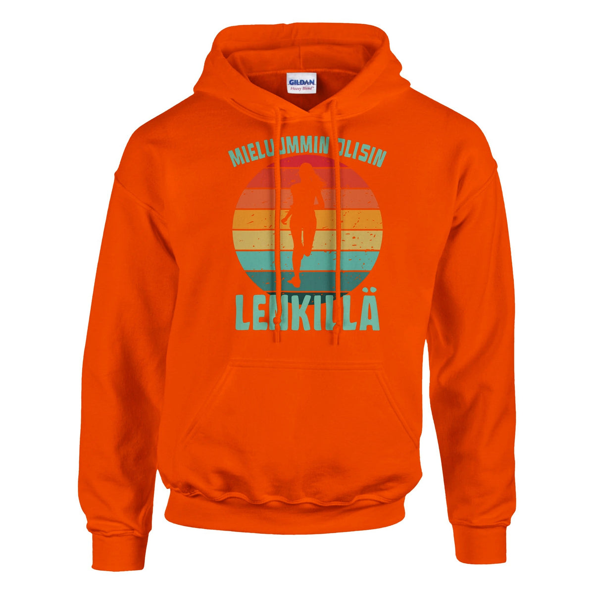 Mieluummin Olisin Lenkillä Naishahmo - Huppari - Mun Paita