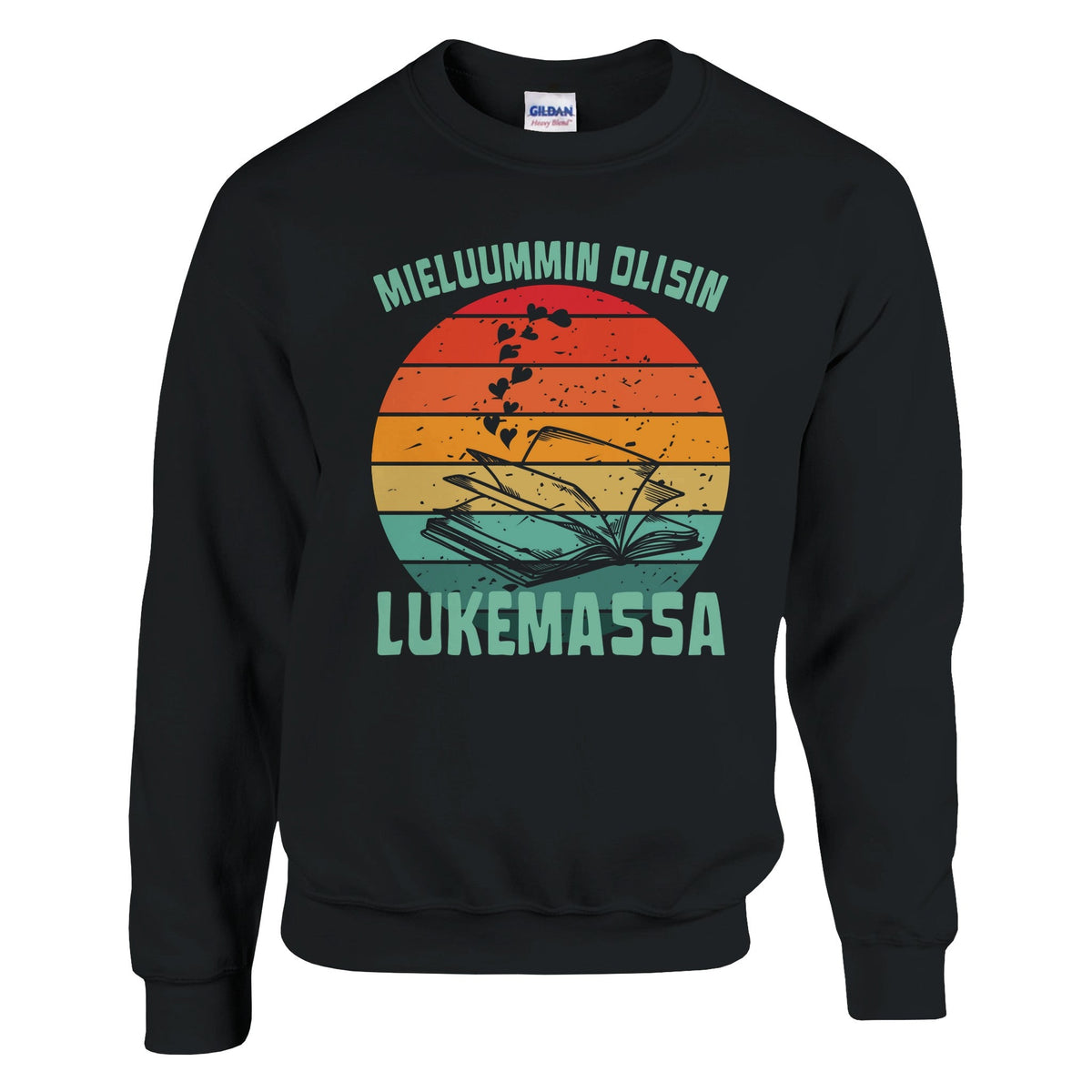 Mieluummin Olisin Lukemassa - Collegepaita - Mun Paita